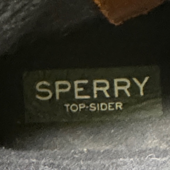 Sperry Women’s Saltwater Brown and Navy Duck Boots Size 9 - Picture 13 of 15